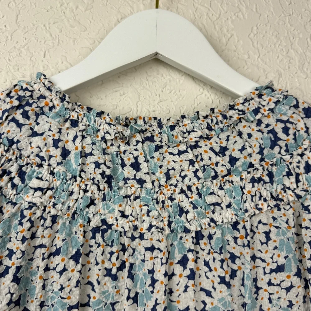 *We Are Sundays Womens Indigo Blue Floral Harley Romper Small - Picture 6 of 14